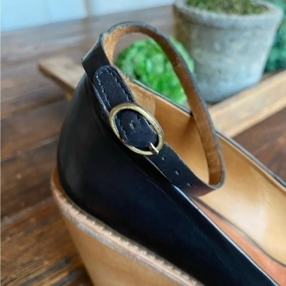 Isabel Marant Leather Wedge Platform Shoes